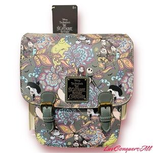 Loungefly Disney The Nightmare Before Christmas Floral Mini Backpack